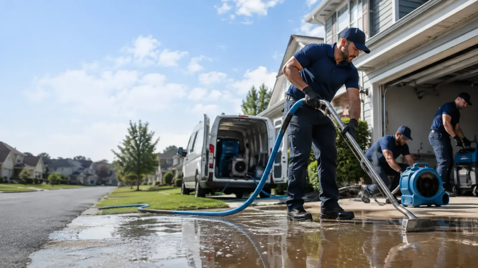 Flood Damage Restoration in Sadler, TX